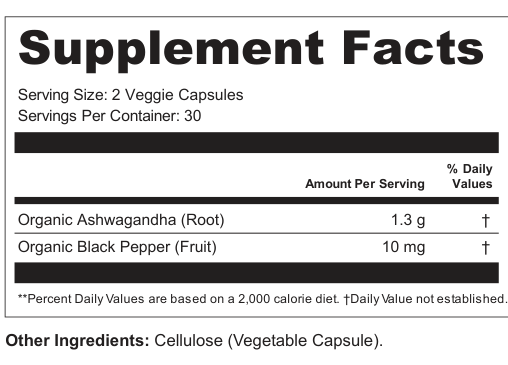 Supplement Facts for Solstice